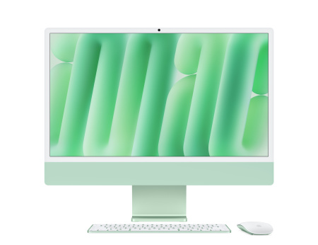 Моноблок Apple iMac 24 Retina 4,5K M4 (10C CPU, 10C GPU) / 16GB / 256GB SSD Green (Зеленый) MWUY3RU/A