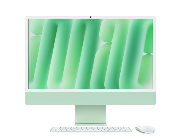 Моноблок Apple iMac 24 Retina 4,5K M4 (10C CPU, 10C GPU) / 16GB / 512GB SSD Green (Зеленый) MWV03RU/A