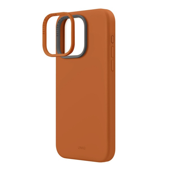 Защитный чехол Uniq Lino MagSafe для iPhone 15 Pro Max Orange