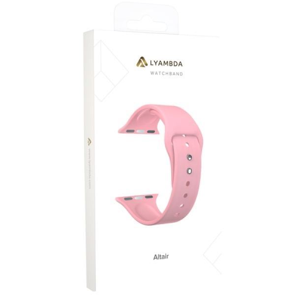 Ремешок Lyambda Altair для Apple Watch 38-41 мм Pink