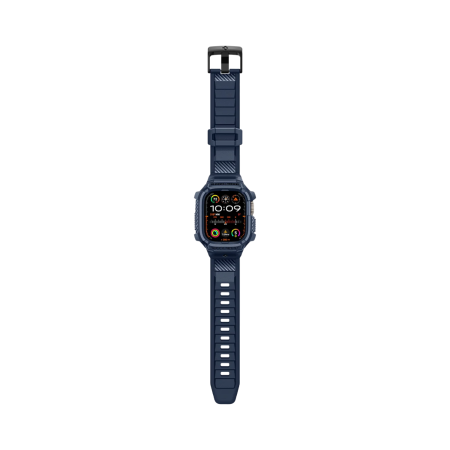 Ремешок с чехлом Spigen Rugged Armor Pro для Apple Watch Ultra 49mm Navy Blue