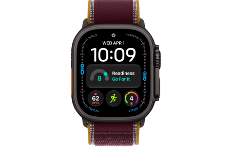 Часы Apple Watch Ultra 4 (2026) 49mm Black Titanium Case with Burgundy Trail Loop (GPS + Cellular) M/L