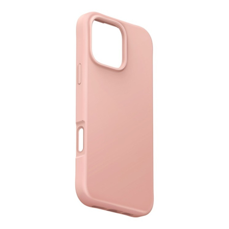 Защитный чехол Uniq Coehl Creme Liquid Silicone MagSafe для iPhone 16 Pro с ремешком Bullet Pink