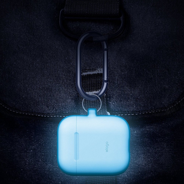 Чехол Elago для AirPods Hang Case Nightglow Blue