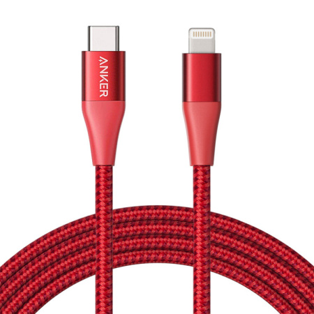 Кабель Anker Powerline+ II USB-C to Lightning 1.8m Red