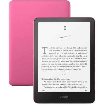 Электронная книга Amazon Kindle PaperWhite 2024 32Gb Raspberry (без рекламы)