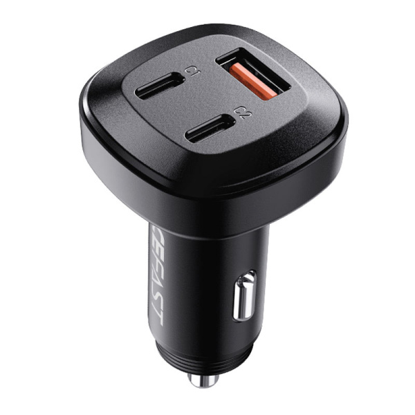 Автомобильная зарядка ACEFAST Fast Charge Car Charger B3 66W (2xUSB-C+1xUSB-A) Black