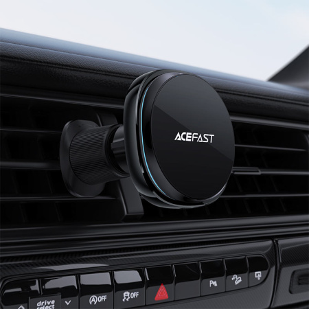 Автомобильный держатель ACEFAST D31 Magnetic Wireless Charging Car Holder Black