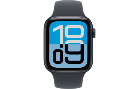 Часы Apple Watch SE 3 (2025) 40mm Midnight Aluminum Case with Midnight Sport Band (GPS) (размер S/M)