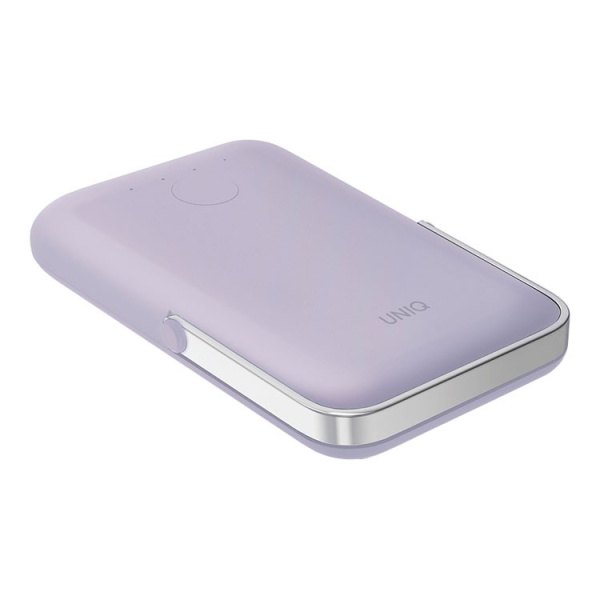 Внешний аккумулятор Uniq HOVEO 5000mAh Magnetic Wireless 15W USB-C PD 20W Lavender