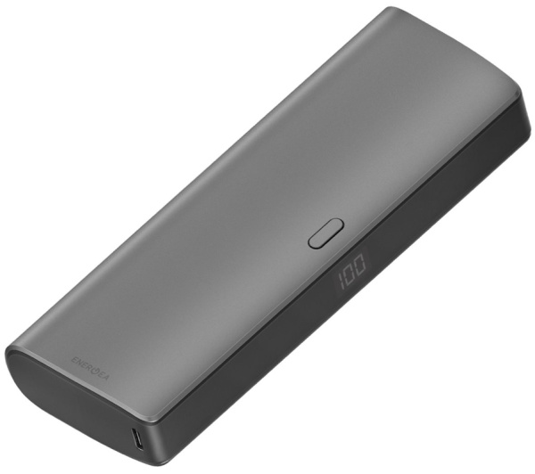 Аккумулятор EnergEA Compac 35 Ultra 20000 mAh USB-C+USB-A PD/SCP/QC3.0 35w Digital display Gunmetal