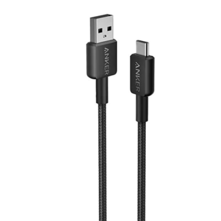 Кабель Anker 322 USB-C to USB-A Cable 15W 180см Black