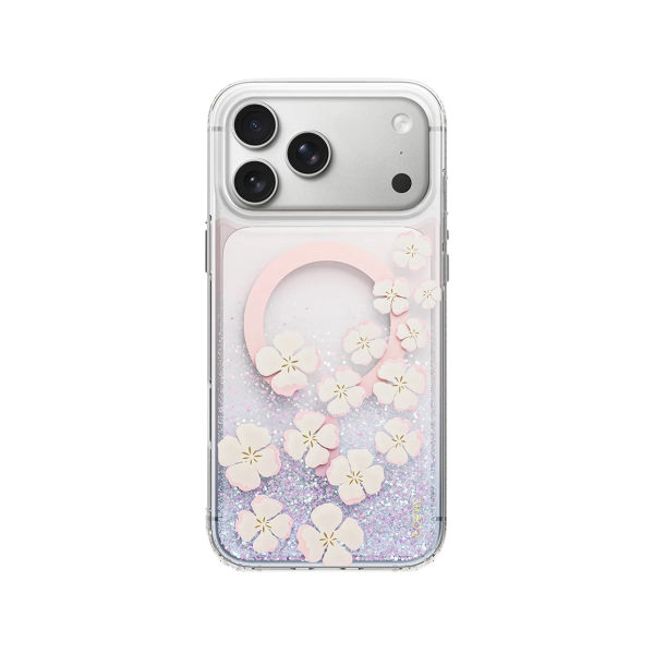 Защитный чехол Uniq COEHL IML ISLA (MagSafe) для iPhone 18 Pro Max/17 Pro Max Petal Whisper