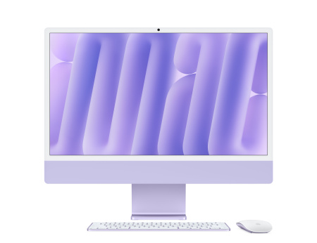 Кастомный Моноблок Apple iMac 24  Retina 4,5K M4 (10C CPU, 10C GPU) / 24GB / 1TB SSD Purple (Фиолетовый) Z1K700003