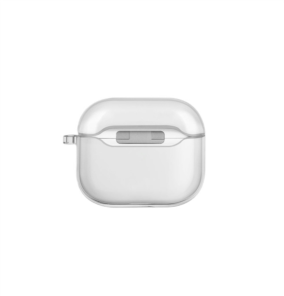 Чехол Uniq для Airpods 4 Glase Сase with Сarabin Clear