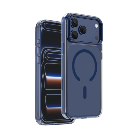 Защитный чехол для iPhone 18 Pro/17 Pro Keephone Magicam Magsafe Case with Cam Window Blue