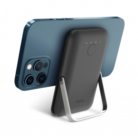 Внешний аккумулятор Uniq HOVEO 5000mAh Magnetic Wireless 15W USB-C PD 20W Grey