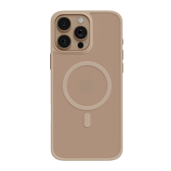 Защитный чехол AceCase Soft Rim Desert Titanium для iPhone 16 Pro Max