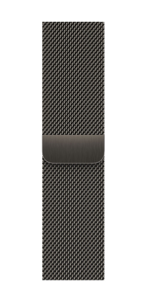 Часы Apple Watch Series 9 41mm Graphite Stainless Steel Case with Graphite Milanese Loop (GPS + LTE)