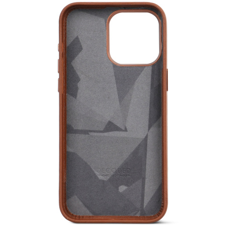 Защитный чехол Decoded Leather iPhone 15 Pro Max MagSafe Tan Защитный чехол Decoded Leather iPhone 15 Pro Max MagSafe Tan