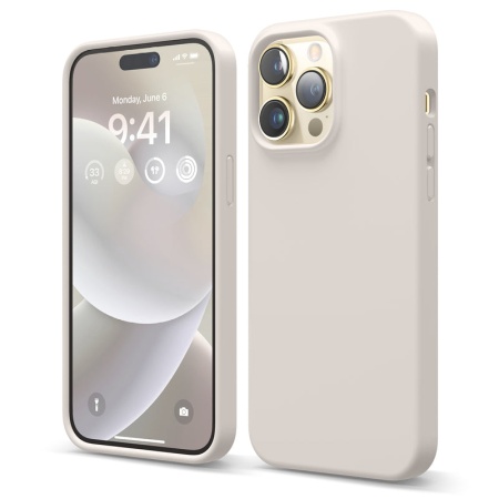 Чехол Elago для iPhone 14 Pro Max Premium Silicone Case Stone