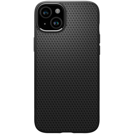 Защитный чехол Spigen Liquid Air для iPhone 15 Plus Matte Black Защитный чехол Spigen Liquid Air для iPhone 15 Plus Matte Black