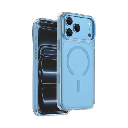 Защитный чехол для iPhone 18 Pro/17 Pro Keephone Magicam Magsafe Case with Cam Window Light-Blue