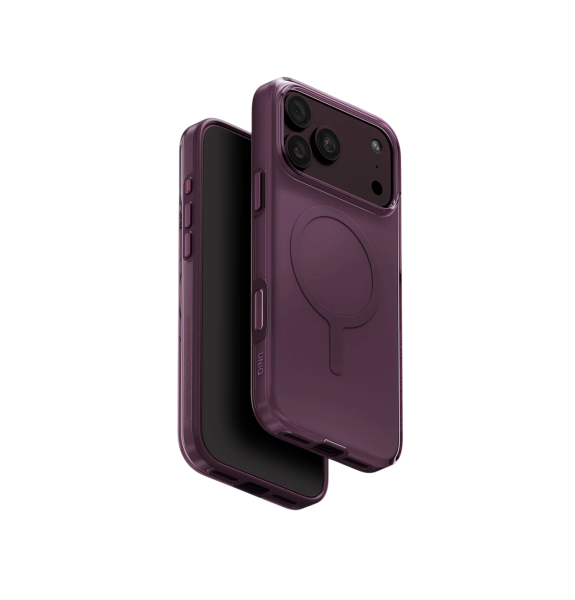 Защитный чехол Uniq Clario (MagSafe) для 18 Pro/17 Pro Fig Purple