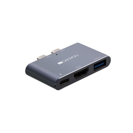 Адаптер Canyon 3-in-1 DS-1 Thunderbolt 3 Multiport Docking Station