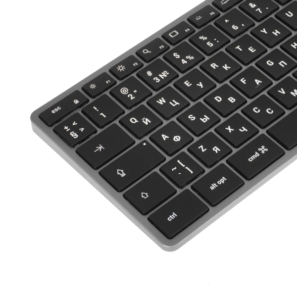 Беспроводная клавиатура Satechi Slim X3 Bluetooth Keyboard с русской раскладкой Space Gray