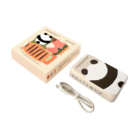 Внешний аккумулятор Solove W12 Pro Panda 10000mAh MagSafe 20W QC 3.0 PD3.0