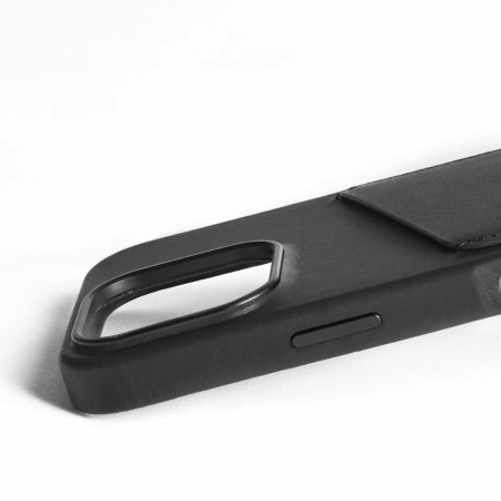 Защитный чехол Mujjo Leather Wallet Case iPhone 16 Pro Max MagSafe Black