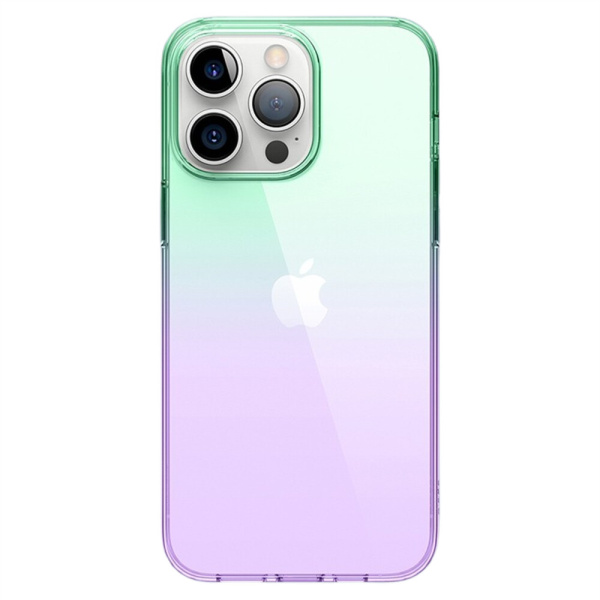 Чехол Elago для iPhone 14 Pro Aurora Case Gradient Green/Purple