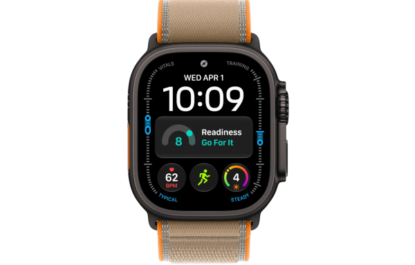 Часы Apple Watch Ultra 4 (2026) 49mm Black Titanium Case with Sand Trail Loop - Medium (GPS + Cellular)