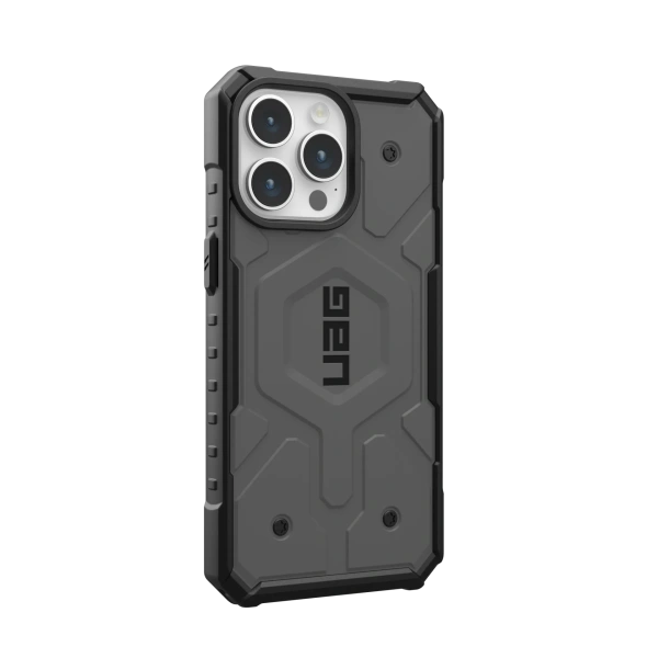 Защитный чехол UAG Pathfinder MagSafe iPhone 15 Pro Max Silver