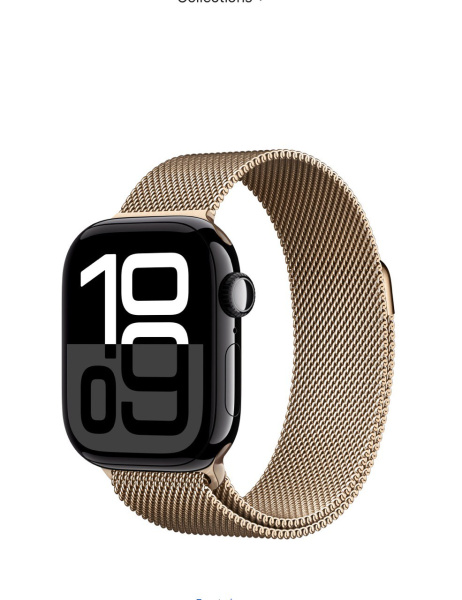 Ремешок для Apple Watch Gold Milanese Loop 40mm (Вскрытая упаковка)