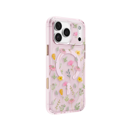 Защитный чехол Uniq COEHL IML EVIE (MagSafe) для iPhone 18 Pro Max/17 Pro Max Pink Blossom