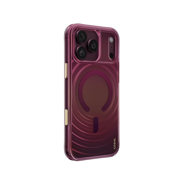 Защитный чехол Uniq COEHL IML VELA (MagSafe) для iPhone 18 Pro/17 Pro Berry Haze