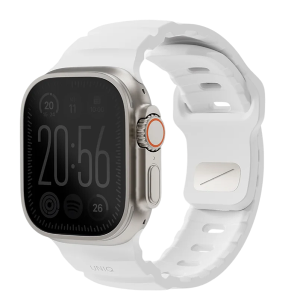 Ремешок Uniq для Apple Watch 44/45/46/49mm Alton Waterproof Silicone Blanc White