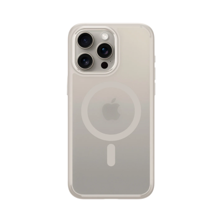 Защитный чехол Spigen Ultra Hybrid MagFit для iPhone 15 Pro Max Natural Titanium