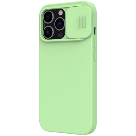 Чехол Nillkin для iPhone 13 Pro CamShield Silky Magnetic Green