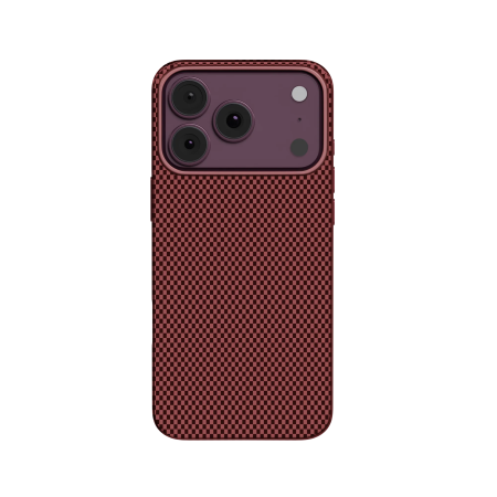 Защитный чехол AceCase Kevrox для iPhone 18 Pro / iPhone 17 Pro Burgundy