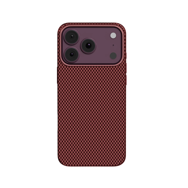 Защитный чехол AceCase Kevrox для iPhone 18 Pro Max / iPhone 17 Pro Max Burgundy