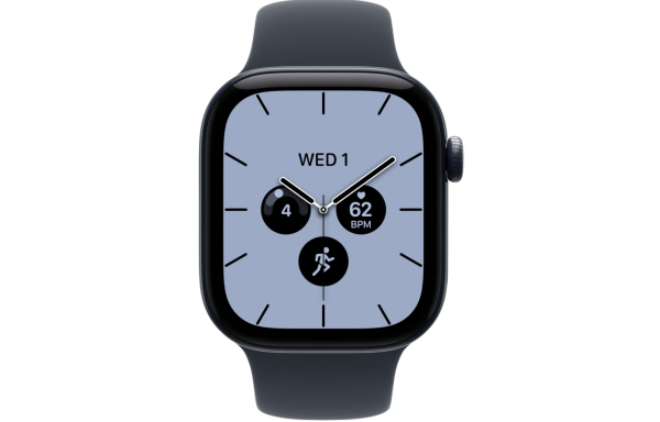 Часы Apple Watch Series 12 42mm Night Blue Ceramic Case with Navy Blue Sport Band (GPS + LTE)