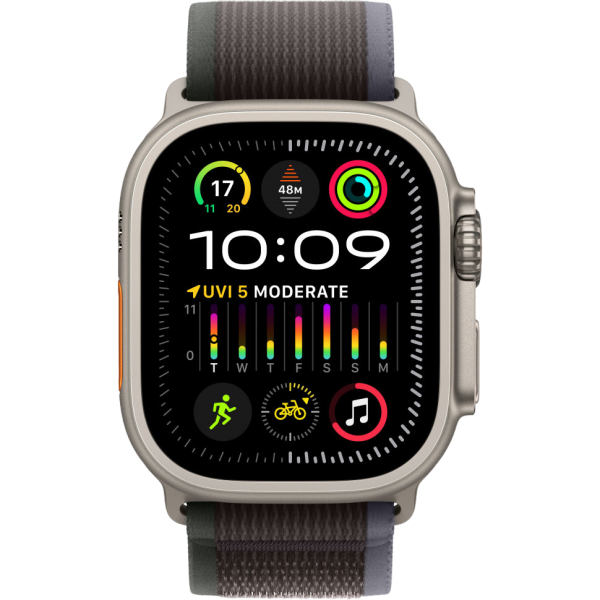 Часы Apple Watch Ultra 2 49mm Titanium Case with Blue/Black Trail Loop - S/M (GPS + Cellular)