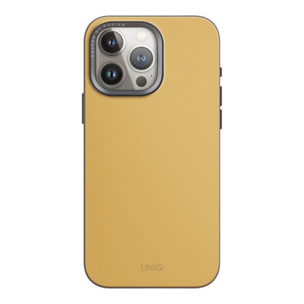 Чехол Uniq для iPhone 15 Pro Max Lyden DS с поддержкой Magsafe Canary Yellow / Flint Grey