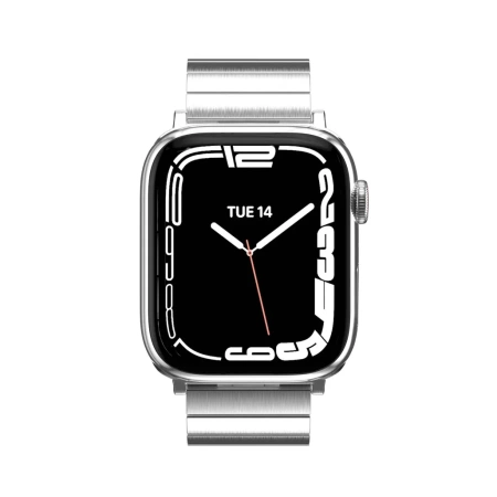 Ремешок SwitchEasy Maestro Stainless Steel Band для Apple Watch 42/44/45/49mm Silver