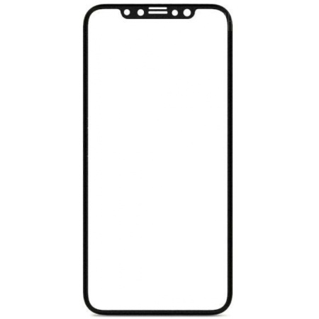 Защитное стекло для iPhone X / XS / 11 Pro Ainy Full Size Glass 2.5D Черный