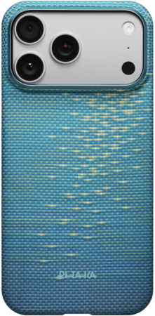 Защитный чехол Pitaka Ultra-Slim Case (PitaTap™) для iPhone 17 Pro Max Lucid Blue