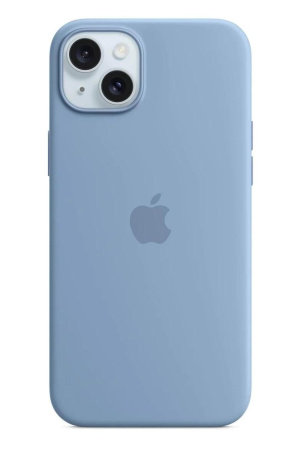 Чехол Apple iPhone 15 Plus Silicone Case with MagSafe Winter Blue
